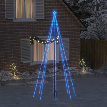 LED Weihnachtsbaum Indoor Outdoor 576 LEDs Blau 3,6 m