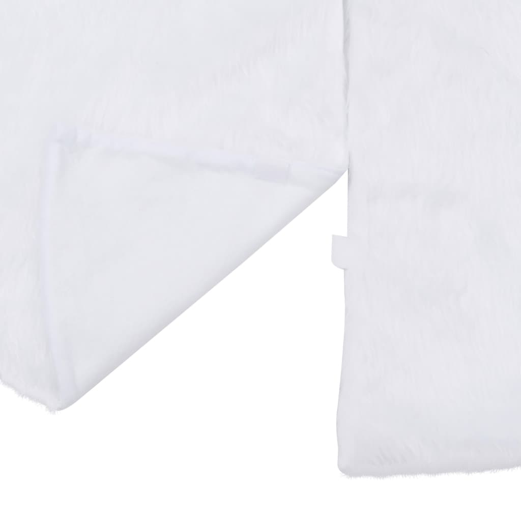 Weihnachtsbaumrock Weiß 122 cm Kunstfell