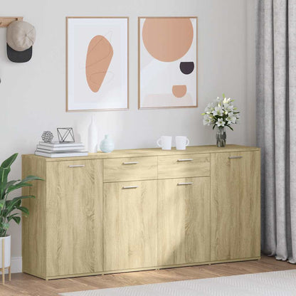 Sideboard Sonoma-Eiche 160x36x75 cm Holzwerkstoff