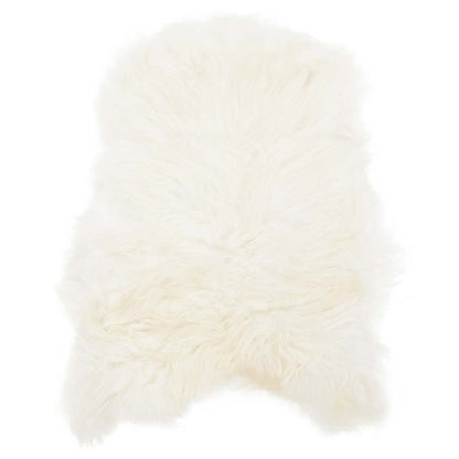 Sitzauflage aus Isländischem Schafspelz Creme 70x110 cm