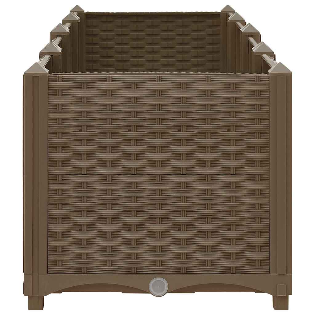 Hochbeet 160 x 40 x 38 cm Polypropylen