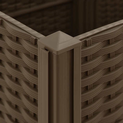 Hochbeet 160 x 40 x 38 cm Polypropylen