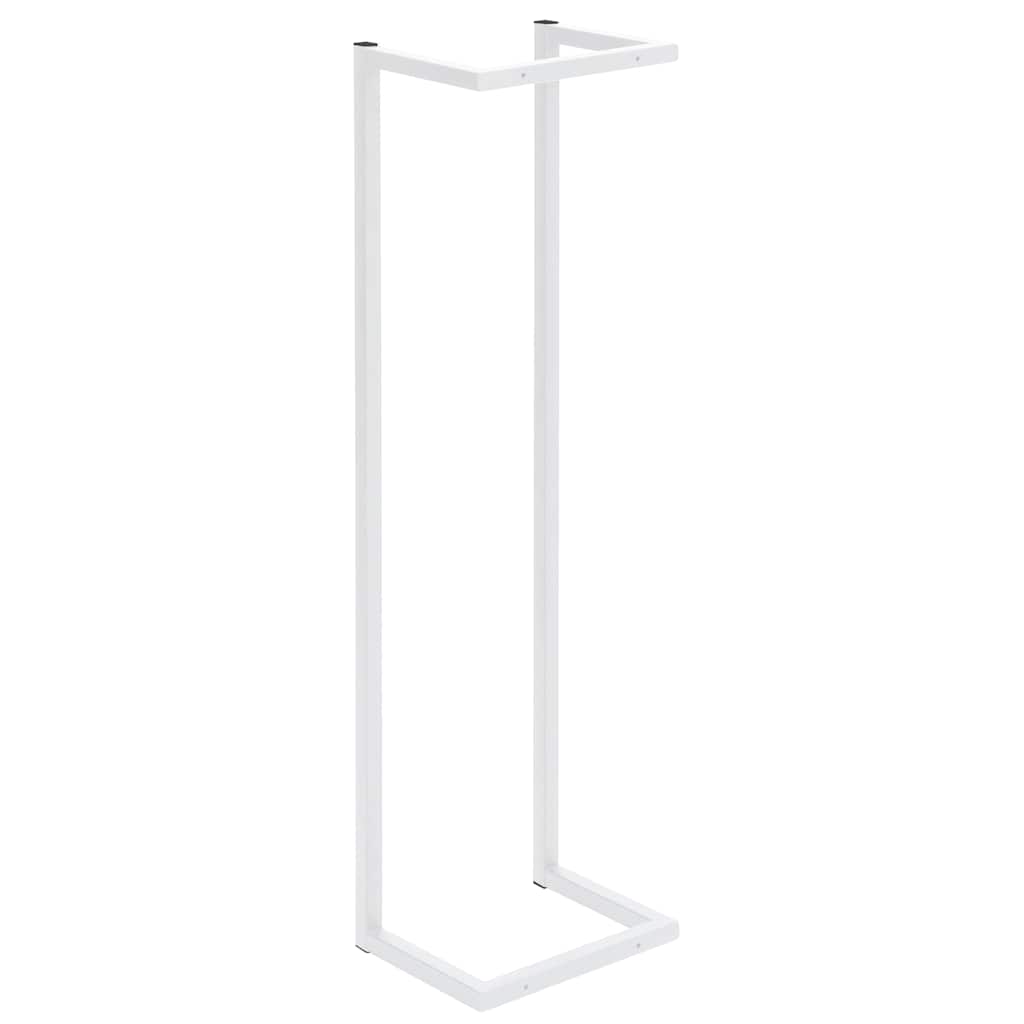 Handtuchständer Weiß 25x20x95 cm Stahl