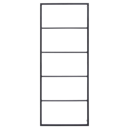 Handtuchständer Schwarz 45x10x115 cm Stahl