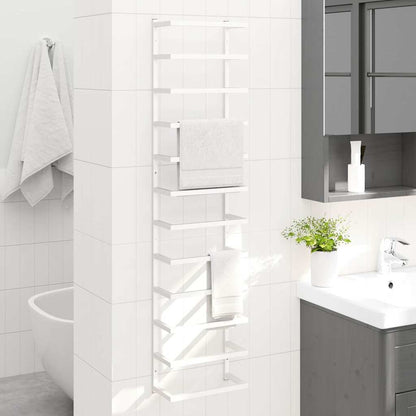 Handtuchständer Weiß 24x12x96 cm Stahl
