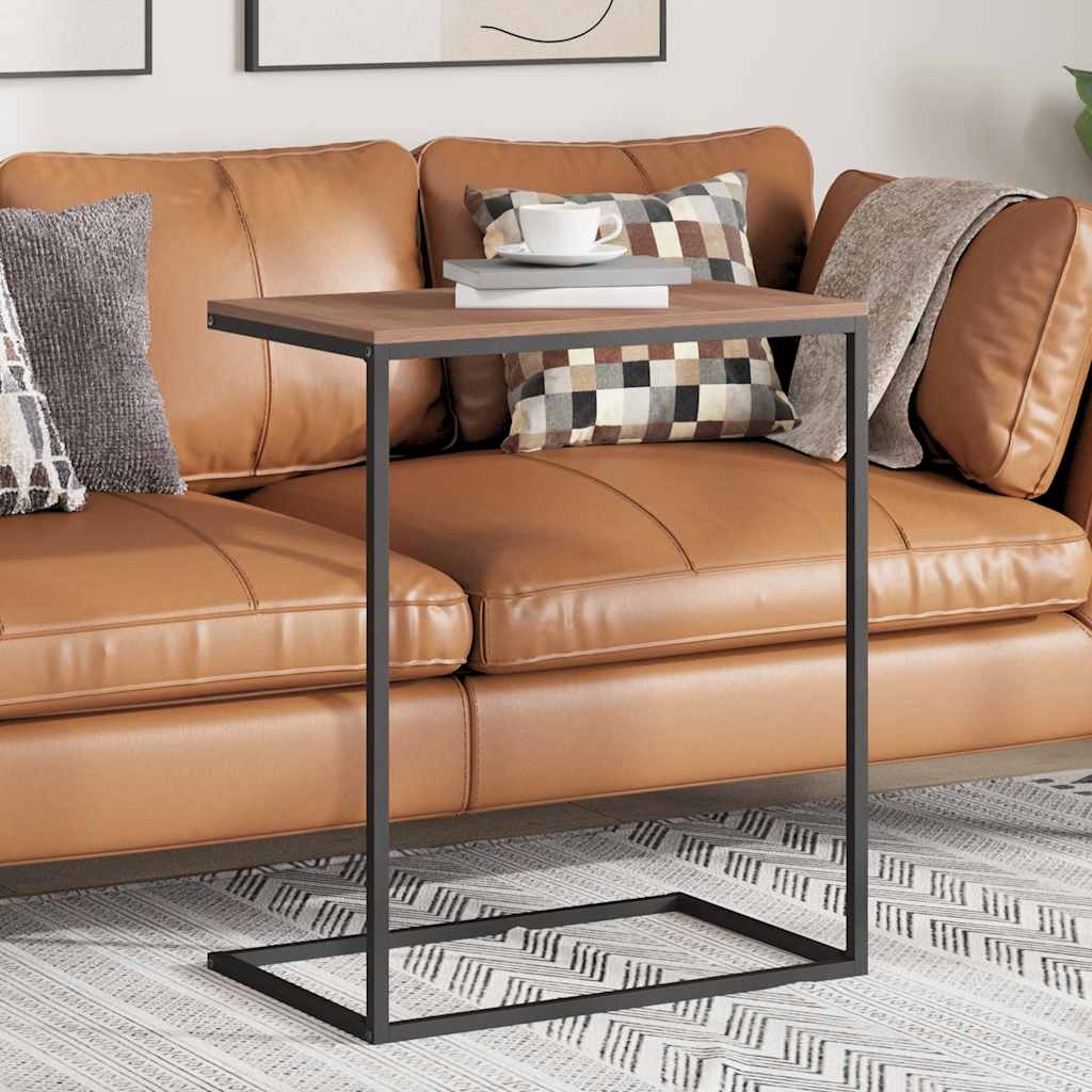 Beistelltisch Schwarz 55x35x66 cm Holzwerkstoff