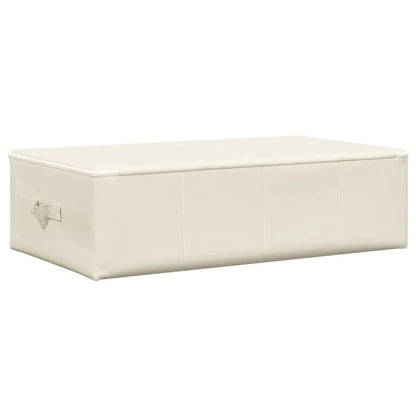 Aufbewahrungsboxen 2 Stk. Stoff 70x40x18 cm Creme