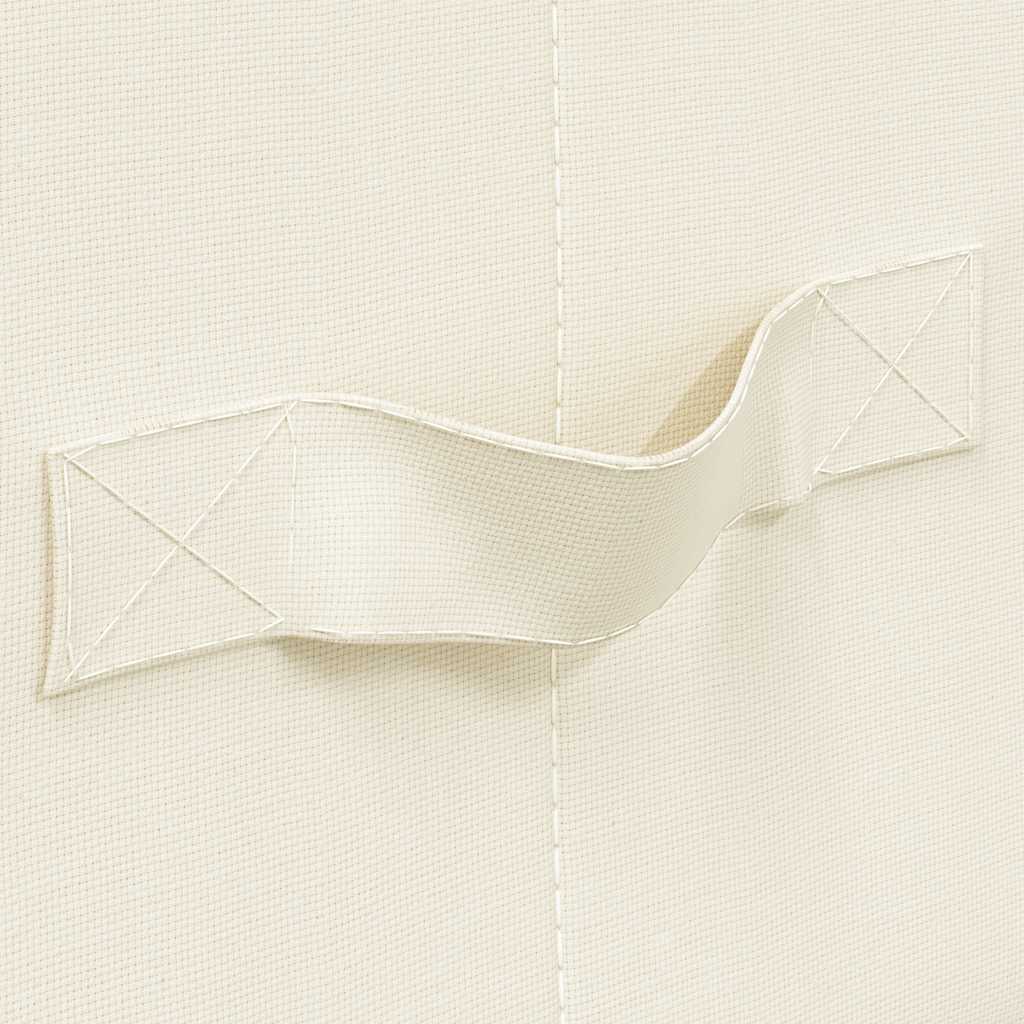 Aufbewahrungsboxen 2 Stk. Stoff 50x30x25 cm Creme