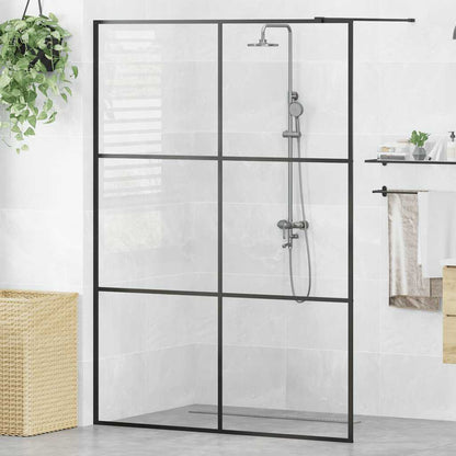 Duschwand für Begehbare Dusche mit Klarem ESG-Glas 140x195 cm
