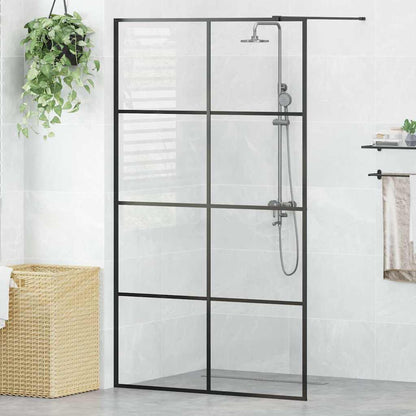 Duschwand für Begehbare Dusche mit Klarem ESG Glas 115x195 cm