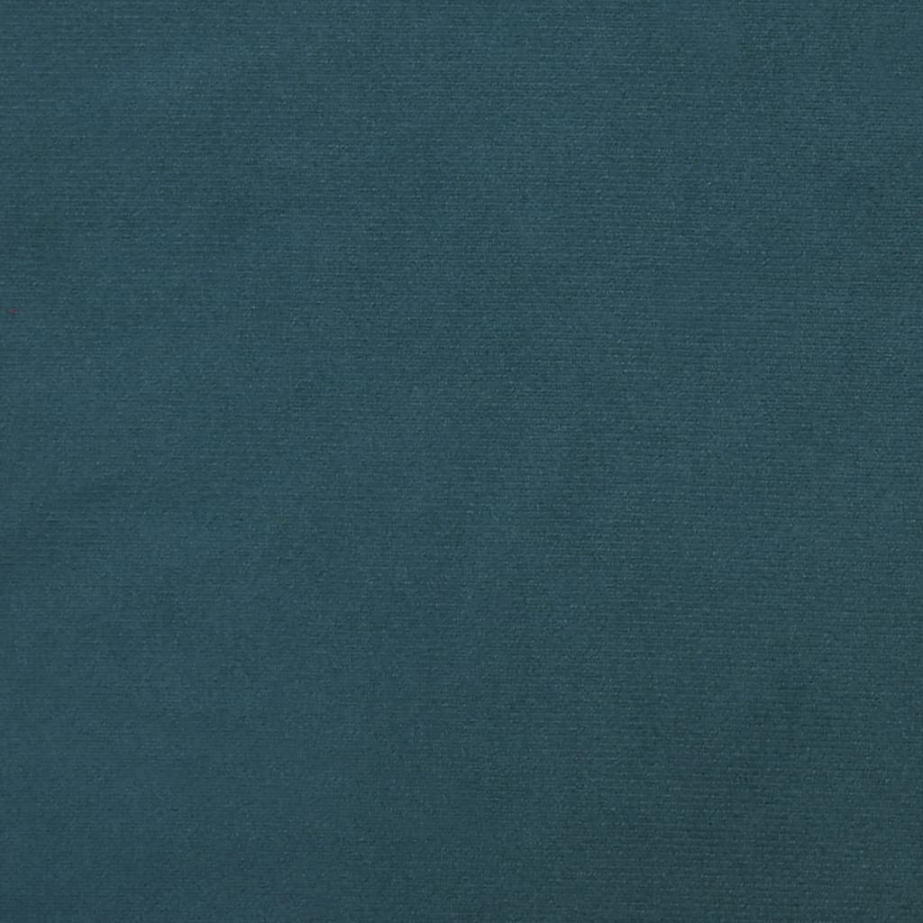 Barhocker 2 Stk. Blau Samt