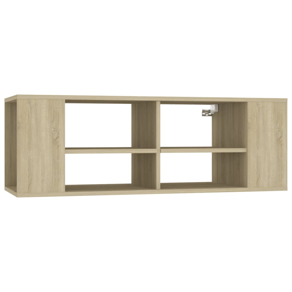 TV-Wandschrank Sonoma-Eiche 102x35x35 cm Holzwerkstoff