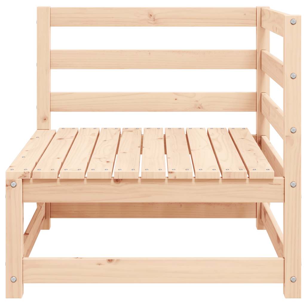 Garten-Ecksofas 2 Stk. mit Kissen Massivholz Kiefer