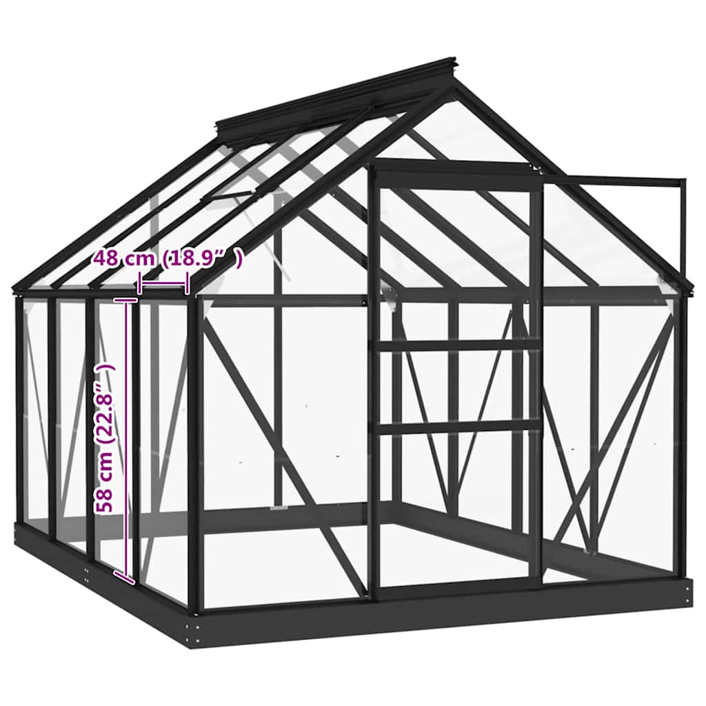 Ersatzscheiben für Gewächshaus 16 Stk. Hartglas