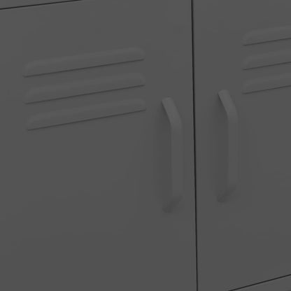 Lagerschrank Anthrazit 60x35x56 cm Stahl