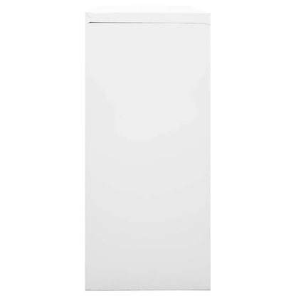 Schiebetürenschrank Grau 90x40x90 cm Stahl