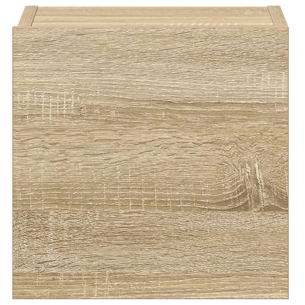 3-tlg. TV-Schrank-Set Sonoma-Eiche Holzwerkstoff