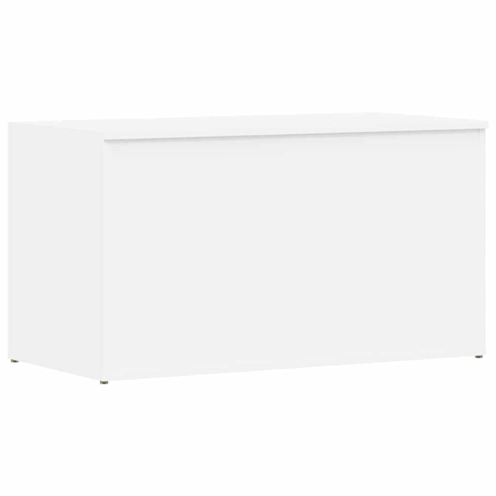 Aufbewahrungstruhe Weiß 84x42x46 cm Holzwerkstoff
