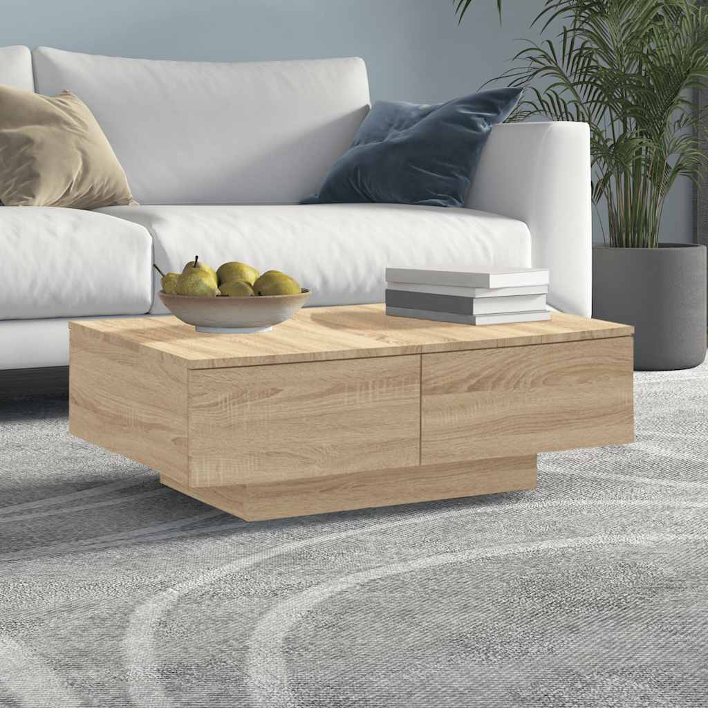 Couchtisch Sonoma-Eiche 90x60x31 cm Holzwerkstoff