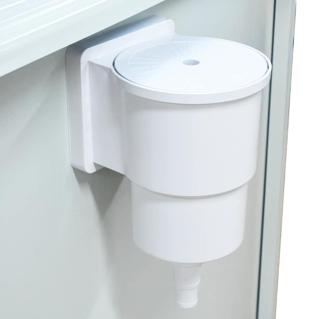 Pool mit Stahlwand Rund 460x120 cm Weiß