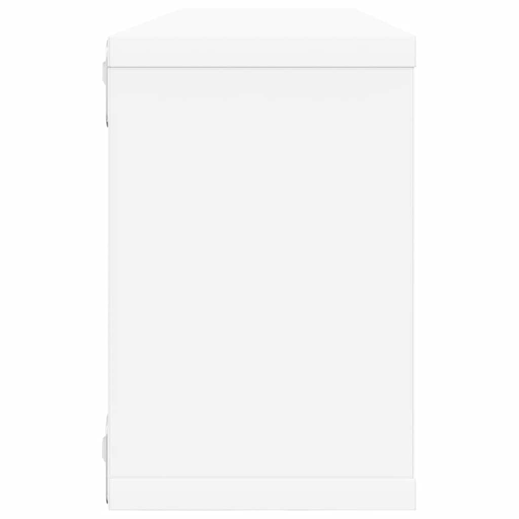 Würfelregale 6 Stk. Weiß 60x15x23 cm Holzwerkstoff