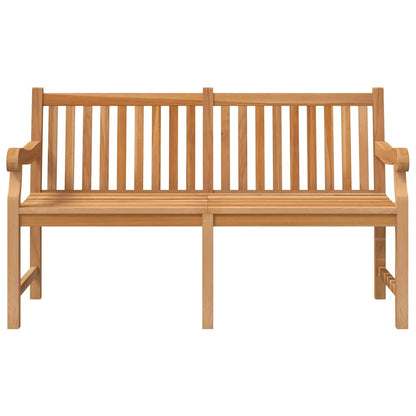 Gartenbank 150 cm Massivholz Teak