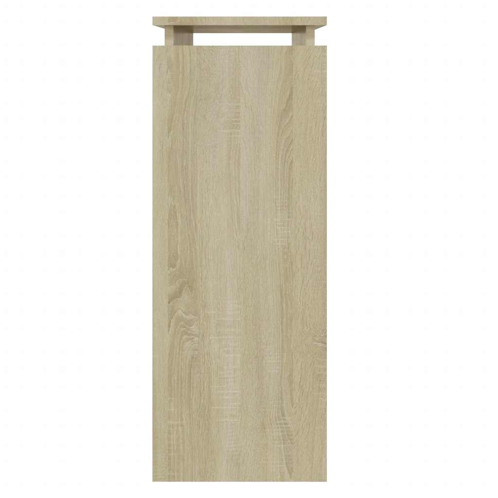 Konsolentisch Sonoma-Eiche 80x30x80 cm Holzwerkstoff