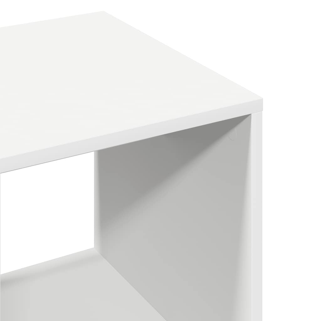 Kleiderschrank Weiß 80x40x110 cm Holzwerkstoff