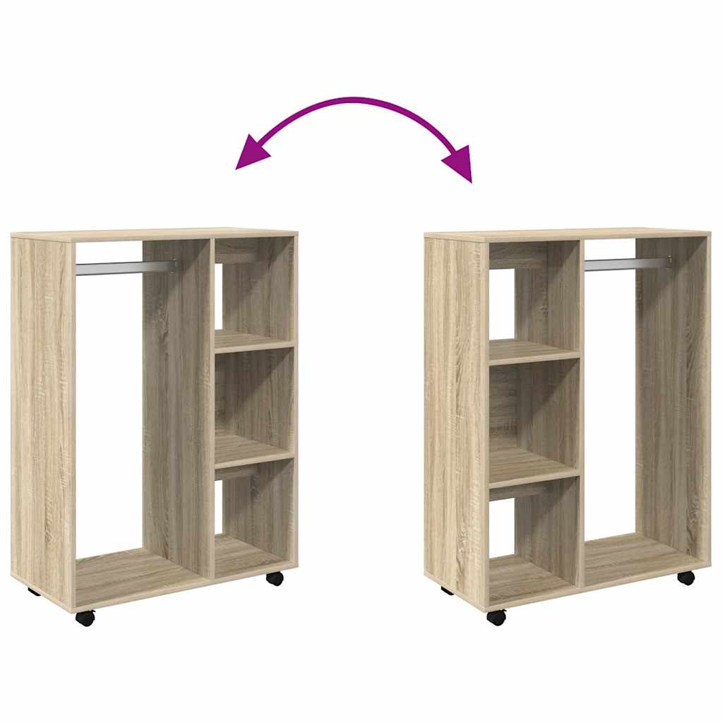 Kleiderschrank Sonoma-Eiche 80x40x110 cm Holzwerkstoff