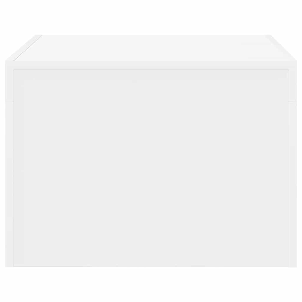 Couchtisch Weiß 50x50x35 cm Holzwerkstoff