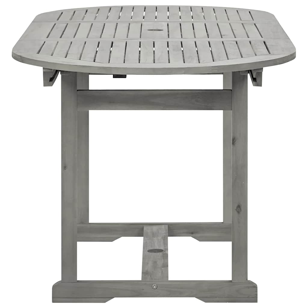 Garten-Esstisch (120-170)x80x75 cm Massivholz Akazie