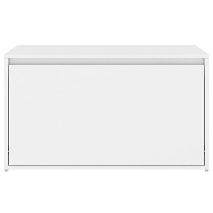 Flurbank 80x40x45 cm Weiß Holzwerkstoff