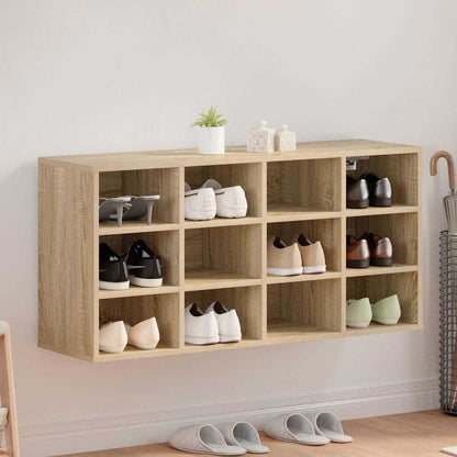 Schuhschrank Sonoma-Eiche 103 x 30 x 51 cm Holzwerkstoff