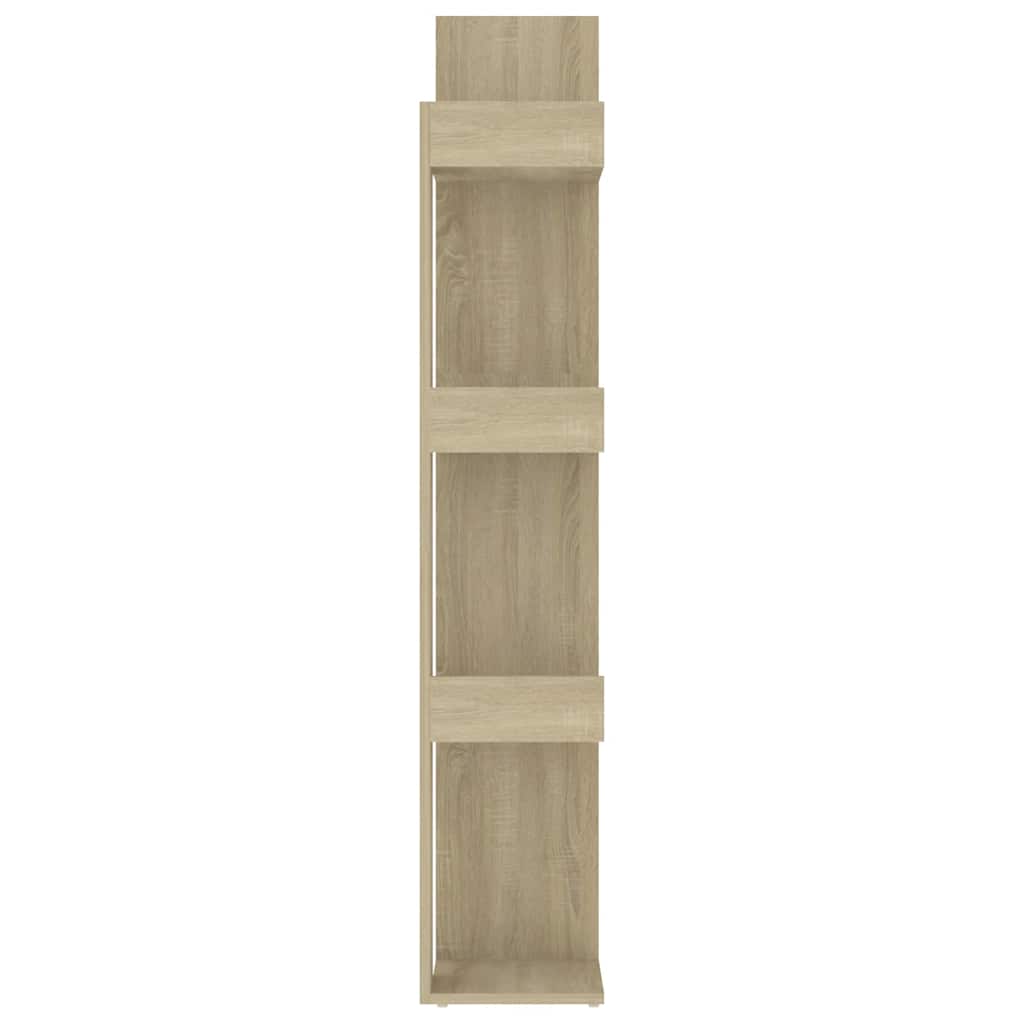 Bücherregal Sonoma-Eiche 86x25,5x140 cm Holzwerkstoff