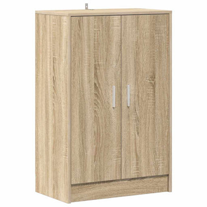 Schuhschrank Sonoma-Eiche 60x35x92 cm Holzwerkstoff