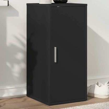 Schuhschrank Schwarz 32x35x70 cm Holzwerkstoff