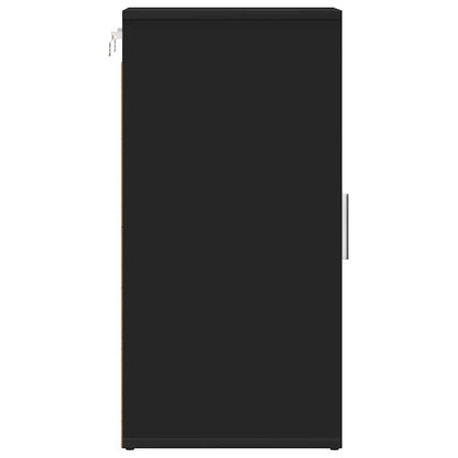 Schuhschrank Schwarz 32x35x70 cm Holzwerkstoff