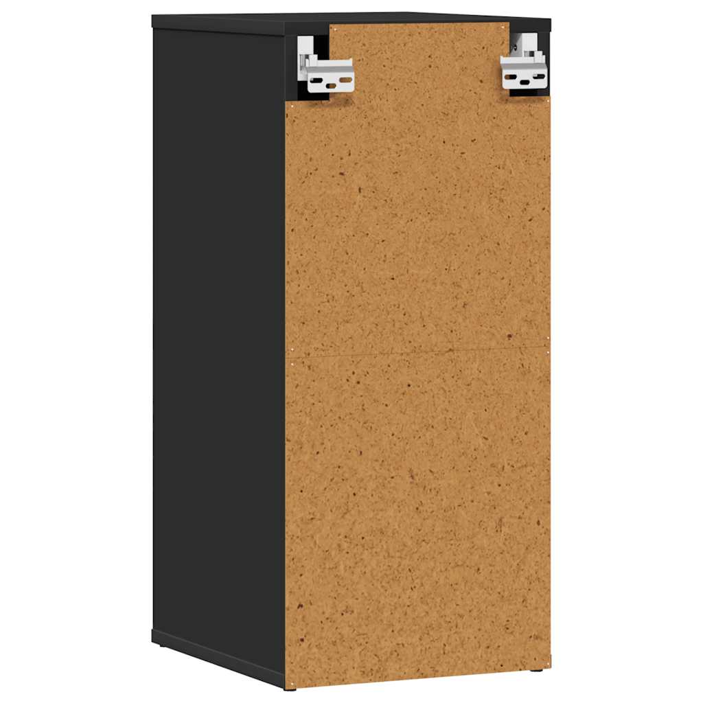 Schuhschrank Schwarz 32x35x70 cm Holzwerkstoff