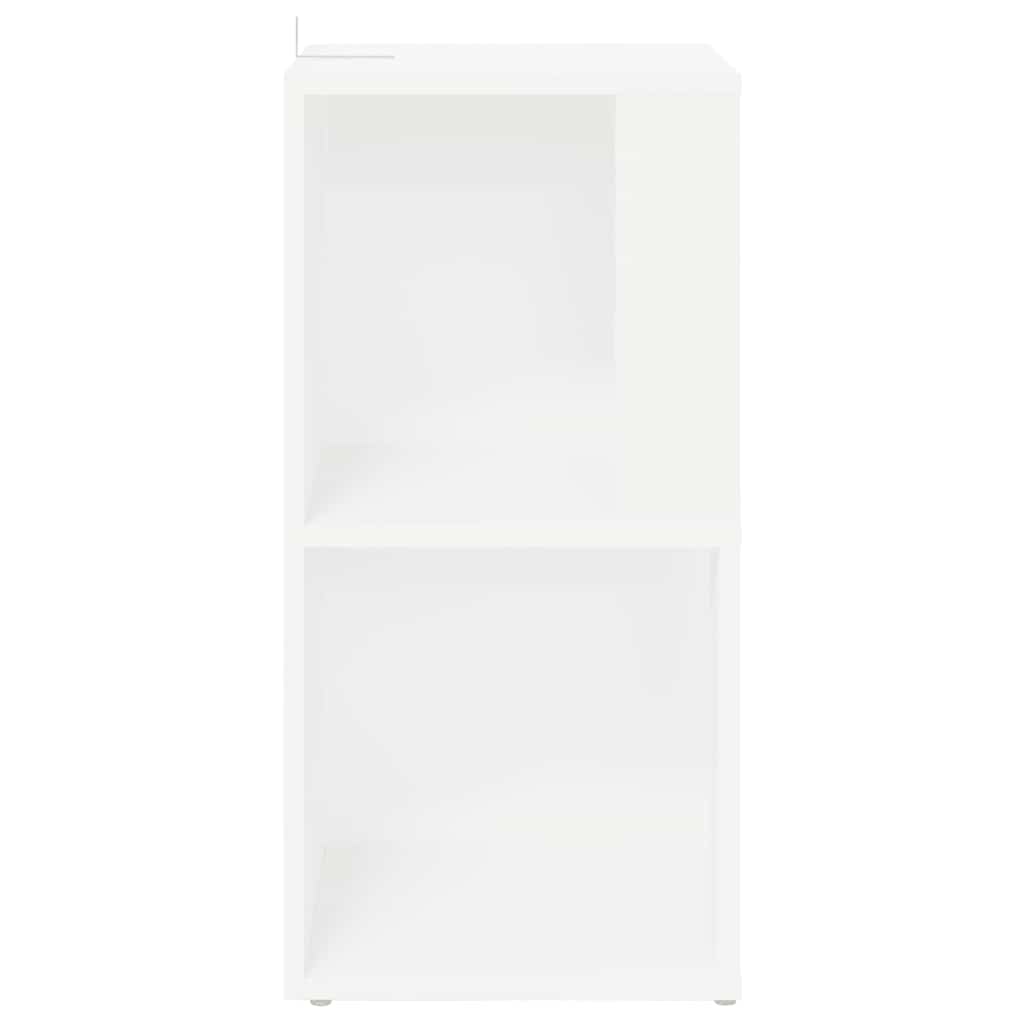 Eckregal Weiß 33x33x67 cm Holzwerkstoff