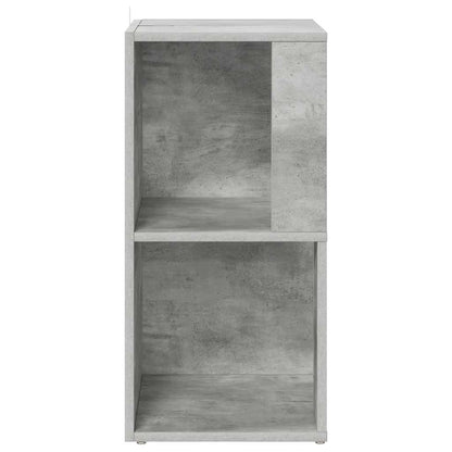 Eckregal Betongrau 33x33x67 cm Holzwerkstoff