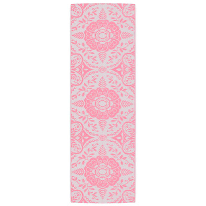 Outdoor-Teppich ARAKIL Rosa 80x250 cm PP