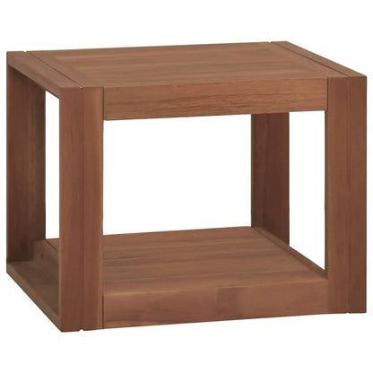Wand-Badregal 45x45x35 cm Massivholz Teak