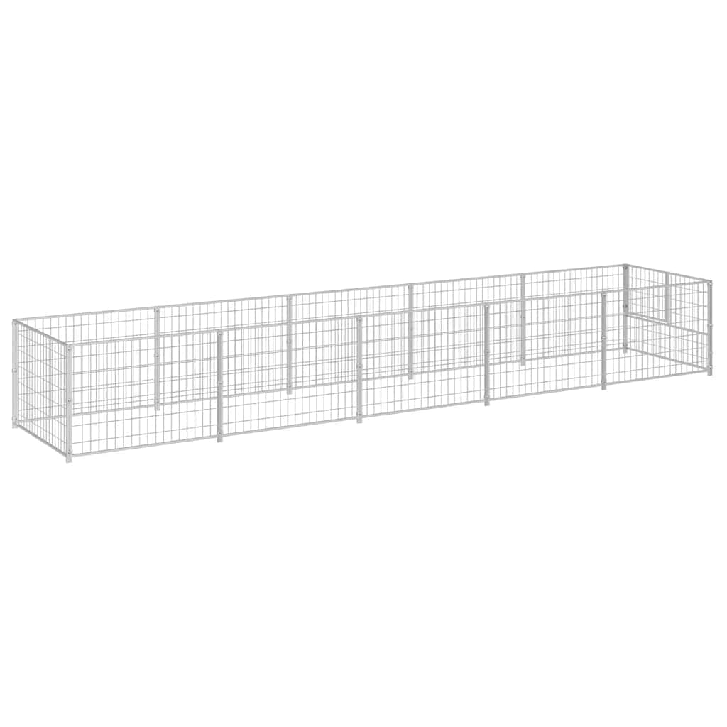 Hundezwinger Silbern 5 m² Stahl