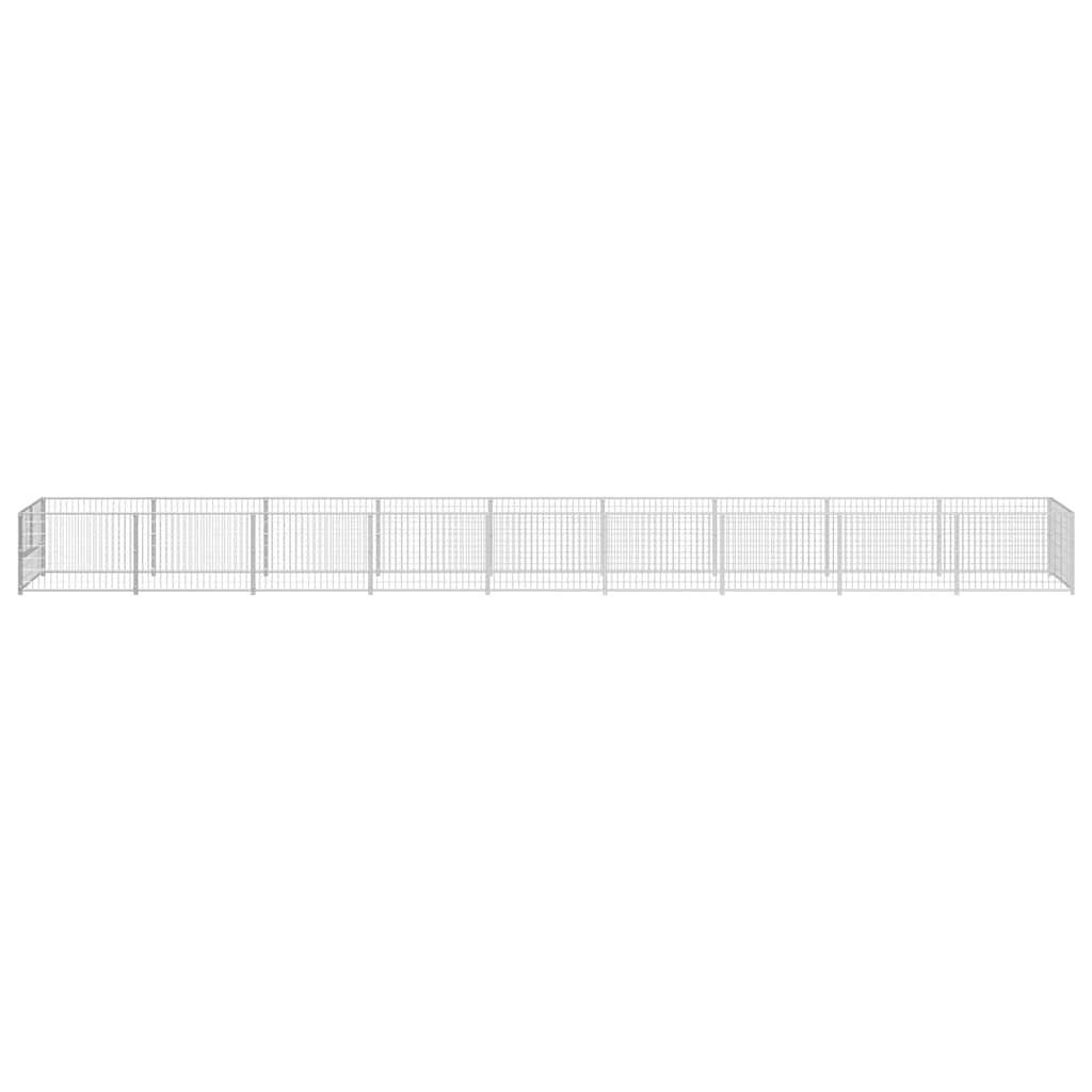 Hundezwinger Silbern 9 m² Stahl
