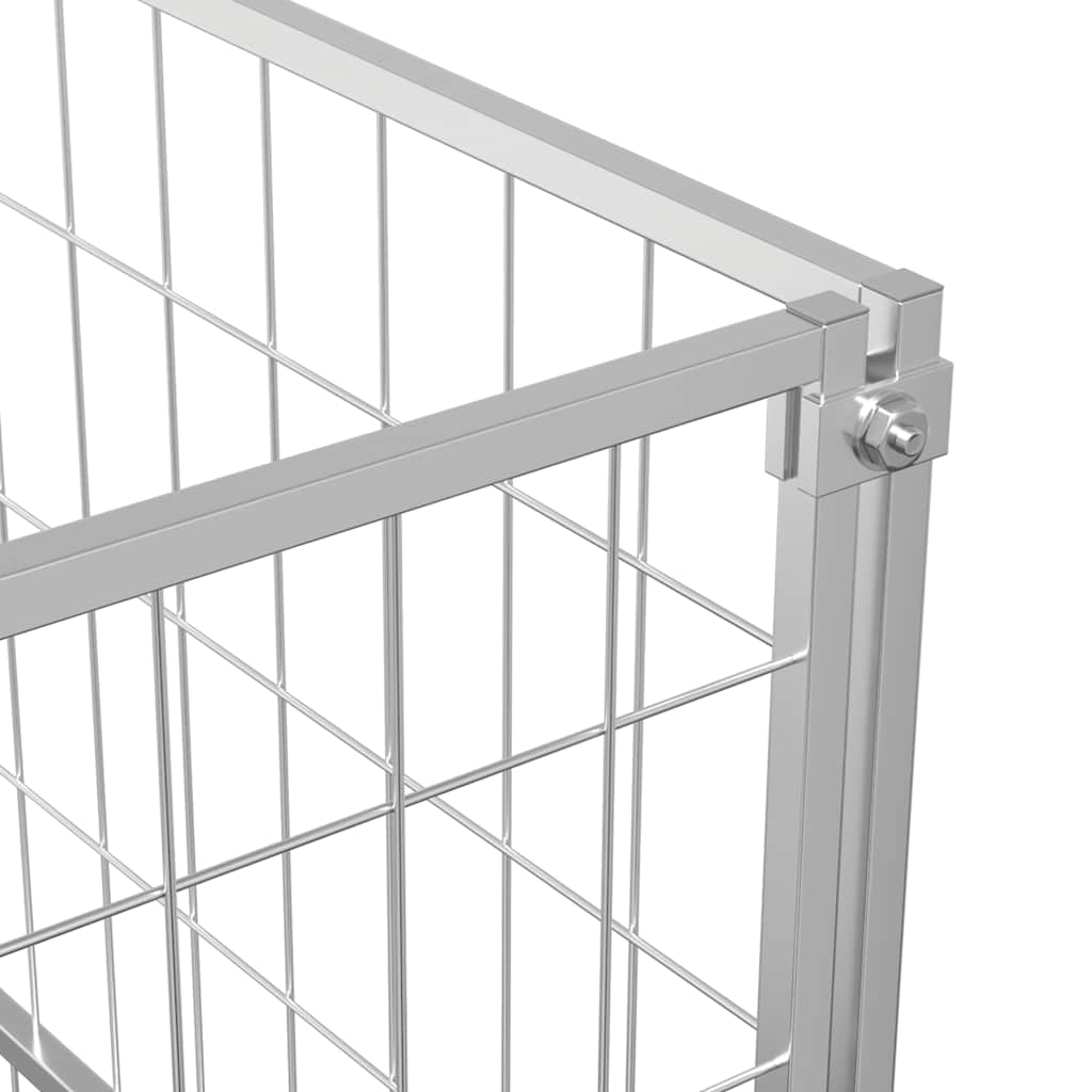 Hundezwinger Silbern 9 m² Stahl