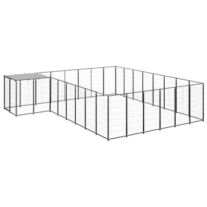 Hundezwinger Schwarz 15,73 m² Stahl