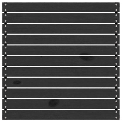 5-tlg. Garten-Lounge-Set Schwarz Massivholz Kiefer