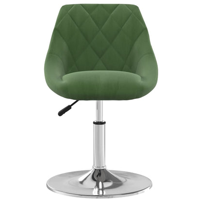 Esszimmerstühle 6 Stk. Drehbar Dunkelgrün Samt