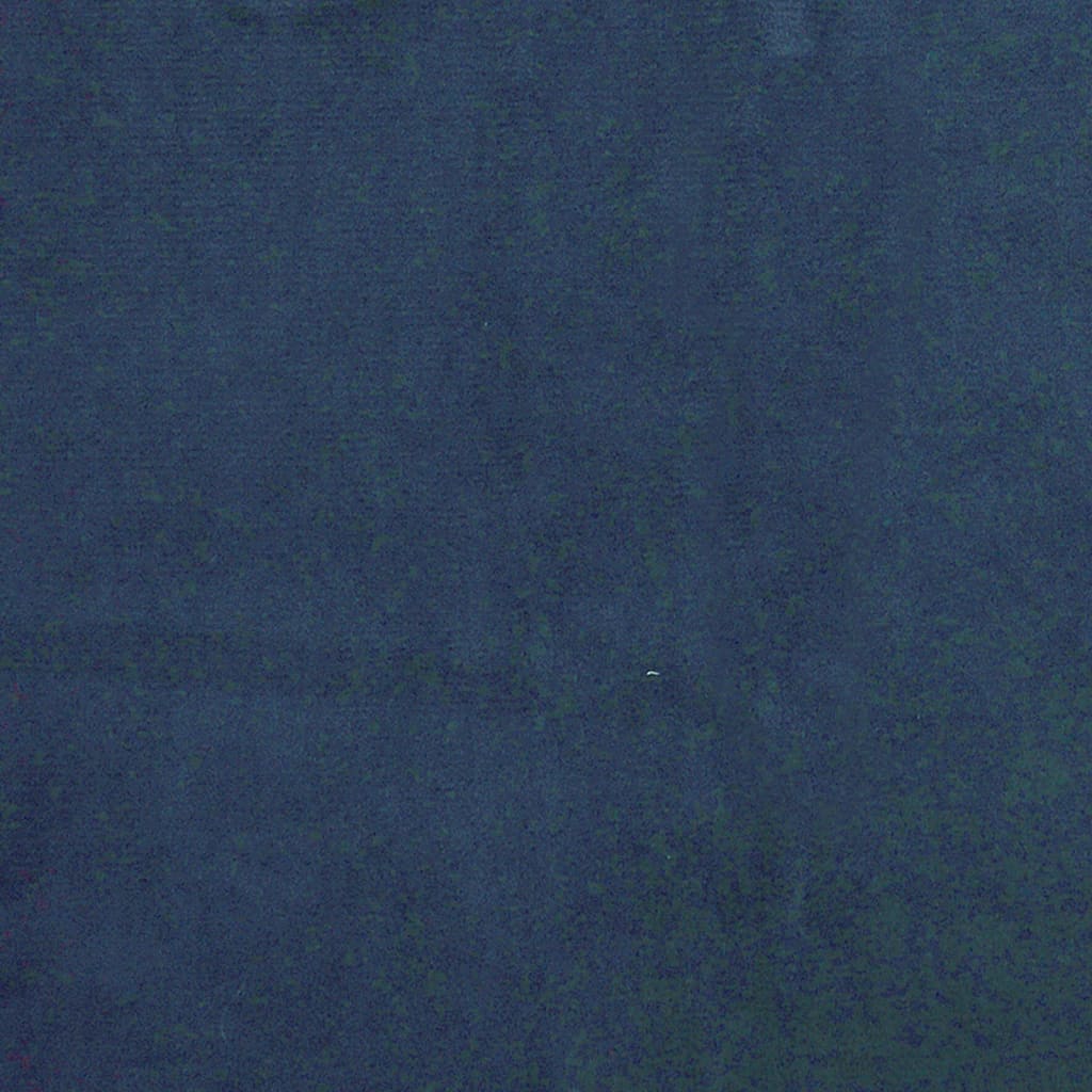 Runder Aufbewahrungshocker Blau Samt 31 x 37 cm