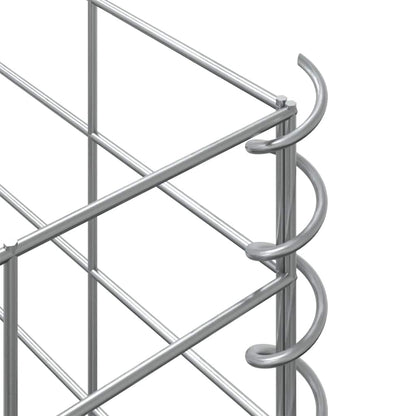 Gabionen-Hochbeete 3 Stk. 30x30x100 cm Eisen